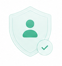 Secure and safe workflow illustration